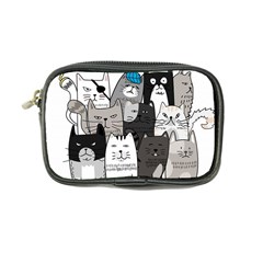 Cute Cat Hand Drawn Cartoon Style Coin Purse by Grandong