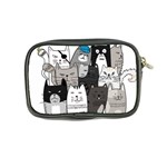 Cute Cat Hand Drawn Cartoon Style Coin Purse Back