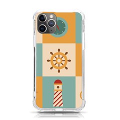 Nautical Elements Collection Iphone 11 Pro 5 8 Inch Tpu Uv Print Case by Grandong