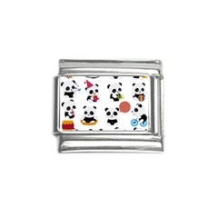 Playing Pandas Cartoons Italian Charm (9mm) by Apen