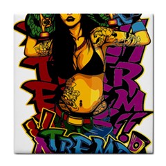 Xtreme Skateboard Graffiti Tile Coaster by Sarkoni