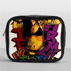 Xtreme Skateboard Graffiti Mini Toiletries Bag (one Side) by Sarkoni