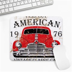 Perfect American Vintage Classic Car Signage Retro Style Large Mousepad by Sarkoni