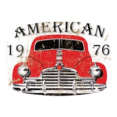 Perfect American Vintage Classic Car Signage Retro Style Mini Square Pill Box by Sarkoni