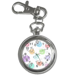 Cartoon Bird Cute Doodle Bird Key Chain Watches by Bedest