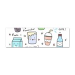 Drinks Cocktails Doodles Coffee Sticker Bumper (10 pack) Front