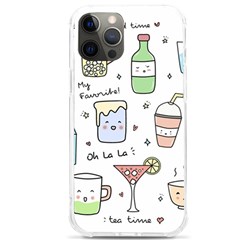 Drinks Cocktails Doodles Coffee Iphone 12 Pro Max Tpu Uv Print Case by Apen