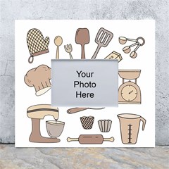 I Love Cooking Baking Utensils Knife White Wall Photo Frame 5  X 7  by Apen