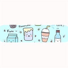 Drinks Cocktails Doodle Coffee Large Bar Mat by Apen