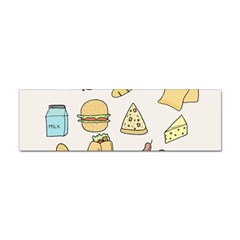 Dinner Meal Food Snack Fast Food Sticker Bumper (100 Pack) by Apen