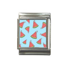 Watermelon Fruit Pattern Tropical Italian Charm (13mm) by Apen