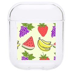 Fruits Pattern Background Food Hard Pc Airpods 1/2 Case by Apen