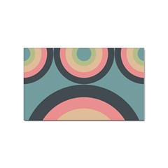 Circles Design Pattern Tile Sticker Rectangular (100 Pack) by Ravend