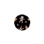 Astronaut Space Rockets Spaceman 1  Mini Buttons Front