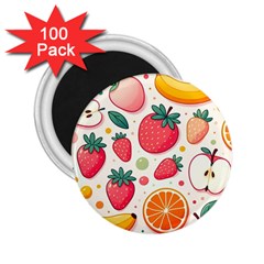 Fruit Sweet Pattern 2 25  Magnets (100 Pack)  by Ravend