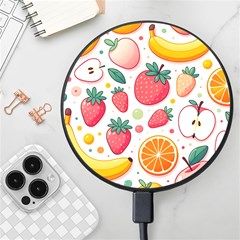 Fruit Sweet Pattern Wireless Fast Charger(black) by Ravend