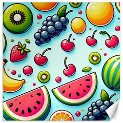 Fruits Sweet Pattern Canvas 20  X 20  by Ravend