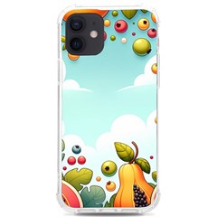 Fruits Sweet Papaya Orange Pattern Iphone 12/12 Pro Tpu Uv Print Case by Ravend