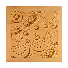 Fruits Sweet Pattern Wood Photo Frame Cube by Ravend