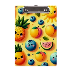 Fruits Fresh Sweet Pattern A5 Acrylic Clipboard by Ravend