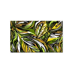 Foliage Pattern Texture Background Sticker Rectangular (100 Pack) by Ravend