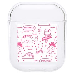 Cute Girly Seamless Pattern Hard Pc Airpods 1/2 Case by Grandong