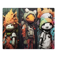  Premium Plush Fleece Blanket (large) by Intrinketly777