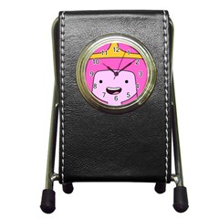 Adventure Time Princess Bubblegum Pen Holder Desk Clock by Sarkoni