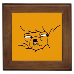 Adventure Time Jake The Dog Framed Tile by Sarkoni