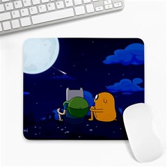 Adventure Time Jake And Finn Night Large Mousepad by Sarkoni