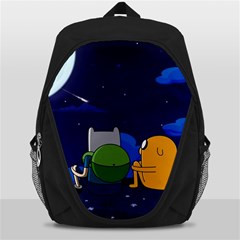 Adventure Time Jake And Finn Night Backpack Bag by Sarkoni