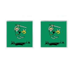 Adventure Time The Legend Of Zelda Cufflinks (square) by Sarkoni