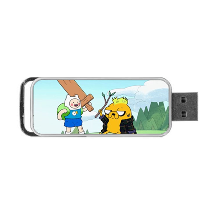 Adventure Time Finn And Jake Cartoon Network Parody Portable USB Flash (Two Sides)