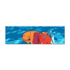 Adventure Time Fish Landscape Sticker Bumper (10 Pack) by Sarkoni