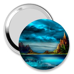 Artistic Fantasy Psychedelic 3  Handbag Mirrors by Sarkoni