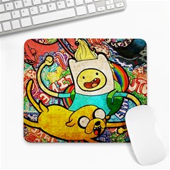 Painting Illustration Adventure Time Psychedelic Art Large Mousepad by Sarkoni