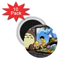 My Neighbor Totoro 1 75  Magnets (10 Pack)  by Sarkoni