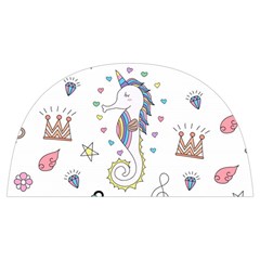 Seamless Pattern Cute Unicorn Cartoon Hand Drawn Anti Scalding Pot Cap by Bedest