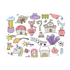 Fantasy Things Doodle Style Vector Illustration Mini Square Pill Box by Bedest