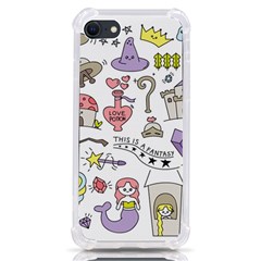 Fantasy Things Doodle Style Vector Illustration Iphone Se by Bedest