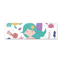 Set Cute Mermaid Seaweeds Marine In Habitants Sticker Bumper (10 Pack) by Bedest