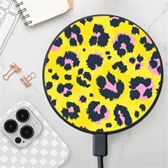 Leopard Print Seamless Pattern Wireless Fast Charger(black) by Hannah976