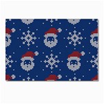 Santa Clauses Wallpaper Postcards 5  x 7  (Pkg of 10) Front