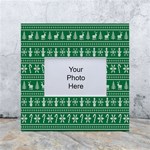 Wallpaper Ugly Sweater Backgrounds Christmas White Box Photo Frame 4  x 6  Front