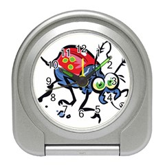 Bug Black Insect Animal Travel Alarm Clock by Sarkoni