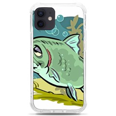 Fish Hook Worm Bait Water Hobby Iphone 12 Mini Tpu Uv Print Case	 by Sarkoni