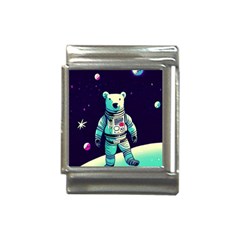 Bear Astronaut Futuristic Italian Charm (13mm) by Bedest