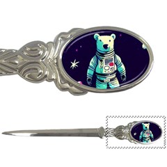 Bear Astronaut Futuristic Letter Opener by Bedest