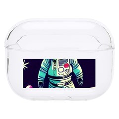 Bear Astronaut Futuristic Hard Pc Airpods Pro Case by Bedest