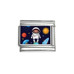 Boy Spaceman Space Rocket Ufo Planets Stars Italian Charm (9mm) by Ndabl3x